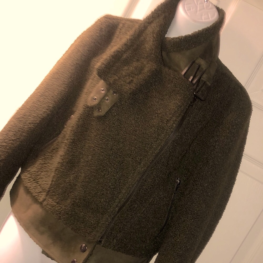 Peyton Jenson Sherpa Bomber/Teddy Coat